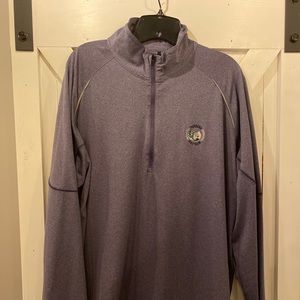 Men’s 1/4 zip golf logo shirt